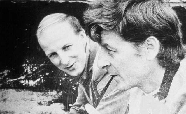 Historic photograph of Monitor ERP founder Åke Persson during the company's early years