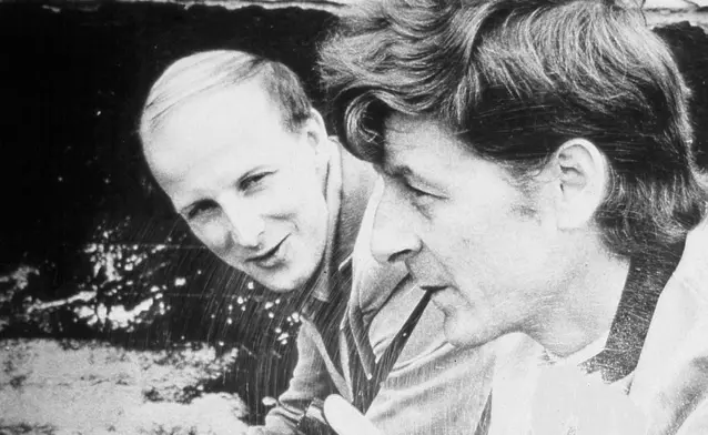 Historic photograph of Monitor ERP founder Åke Persson during the company's early years