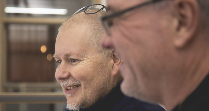 Kenneth och Thomas, närbild.