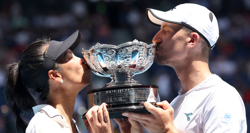 Jan Zielinski at the Australian Open