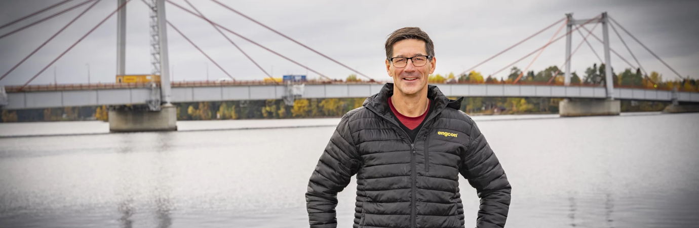 A portrait of Stig Engström, the founder and largest owner of engcon