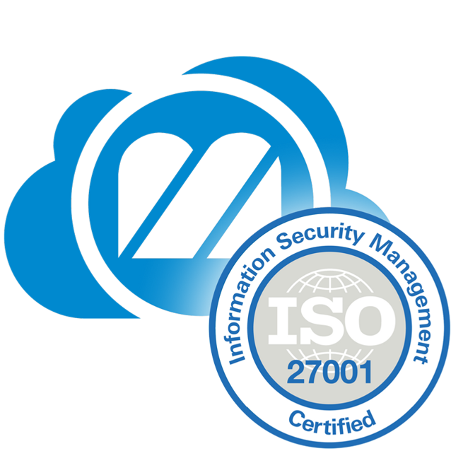 Monitor Cloud ERP - ISO-27001 Certification icon. 