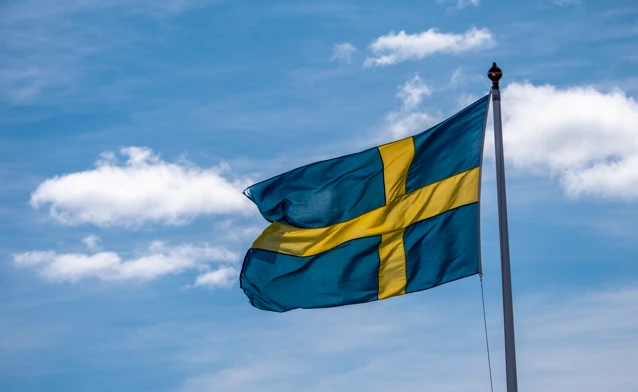Swedish flag representing Monitor ERP's origins and headquarters in Sweden